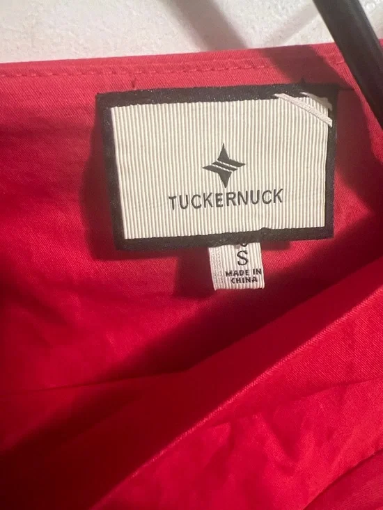 Tuckernuck Scarlet Button-Front Midi Dress - Picture 2 of 5